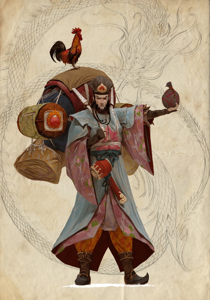 Rising Sun ext. Invasion Dynastique illustration adrian-smith-seven-gods-daikokuten.jpg