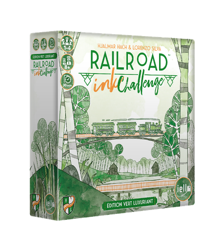 [000167] Railroad Ink Challenge - Vert Luxuriant