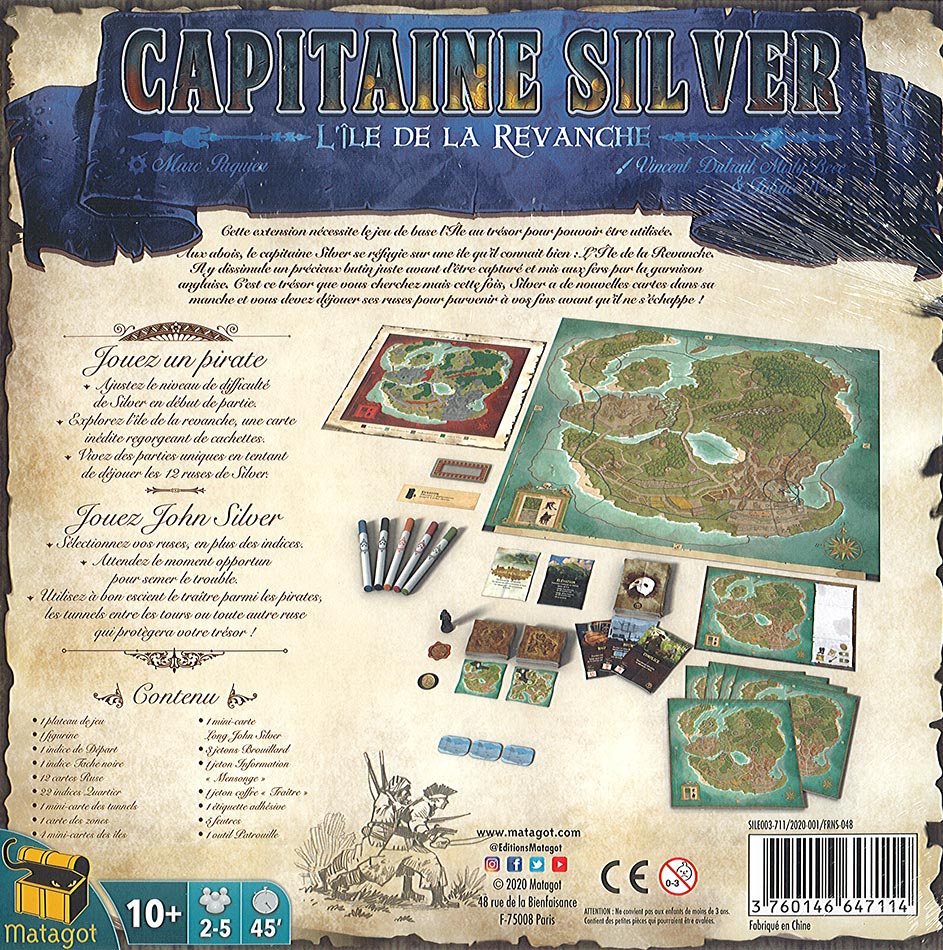 L'Ile Au Trésor - Extension Capitaine Silver  L'Ile De La Revanche Verso.jpg