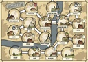 Maquis matériel du jeu - placeau principal, mappe