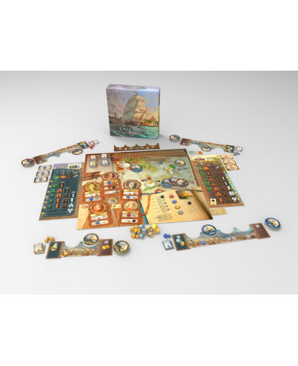 East India Companies vue d'ensemble du matériel du jeu