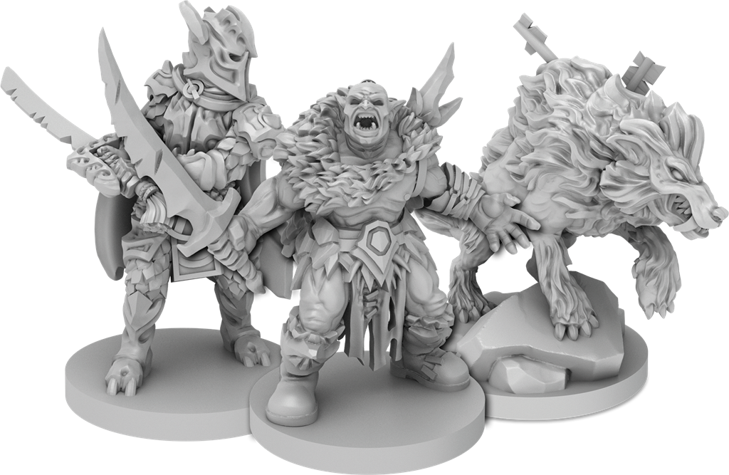 Le Seigneur des Anneaux - Voyages en Terre du Milieu : Fléaux d'Eriador - matériel du jeu - figurines