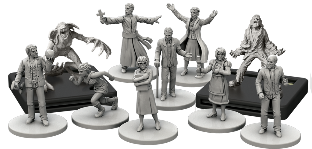 Les Demeures de l'Épouvante - Seconde Édition - matériel de jeu - figurines