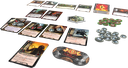 Seigneur des Anneaux JCE - vue d'ensemble du matériel de jeu et d'une partie en cours