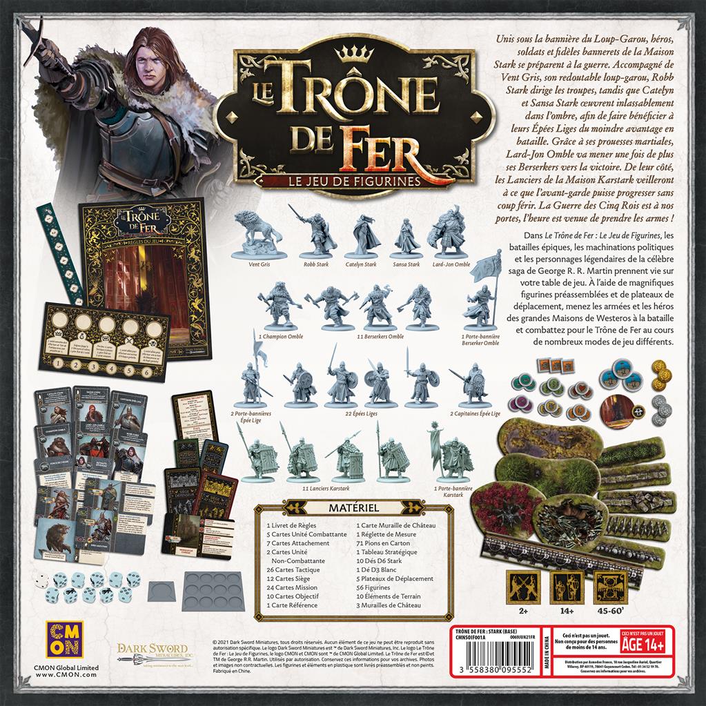 Contenu du jeu TdFJdF : Stark (Base) [S16] (2)