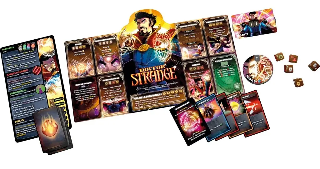 Dice Throne Marvel Captain Marvel, Black Panther Dr Strange, Black Widow Perso Dr Strange copy.webp