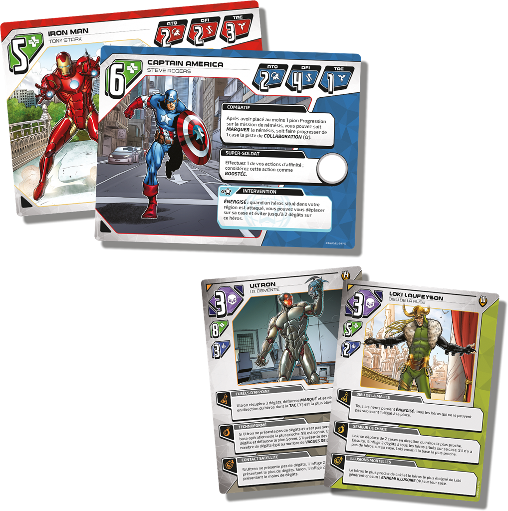 Contenu du jeu Marvel D.A.G.G.E.R (4)