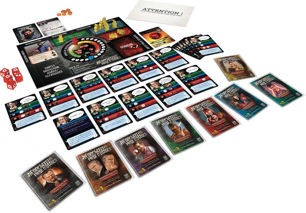 Contenu du jeu Négociateur Prise d'otages : Big Box Collector (2)