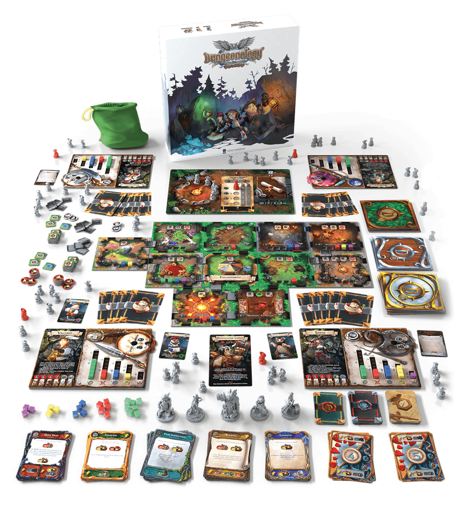 Contenu du jeu Dungeonology : L'Expedition (2)