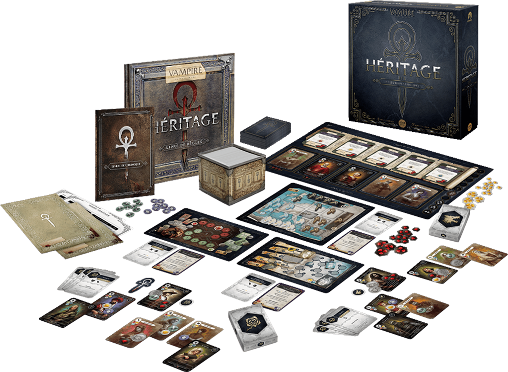 Contenu du jeu Vampire La Mascarade : Heritage (2)