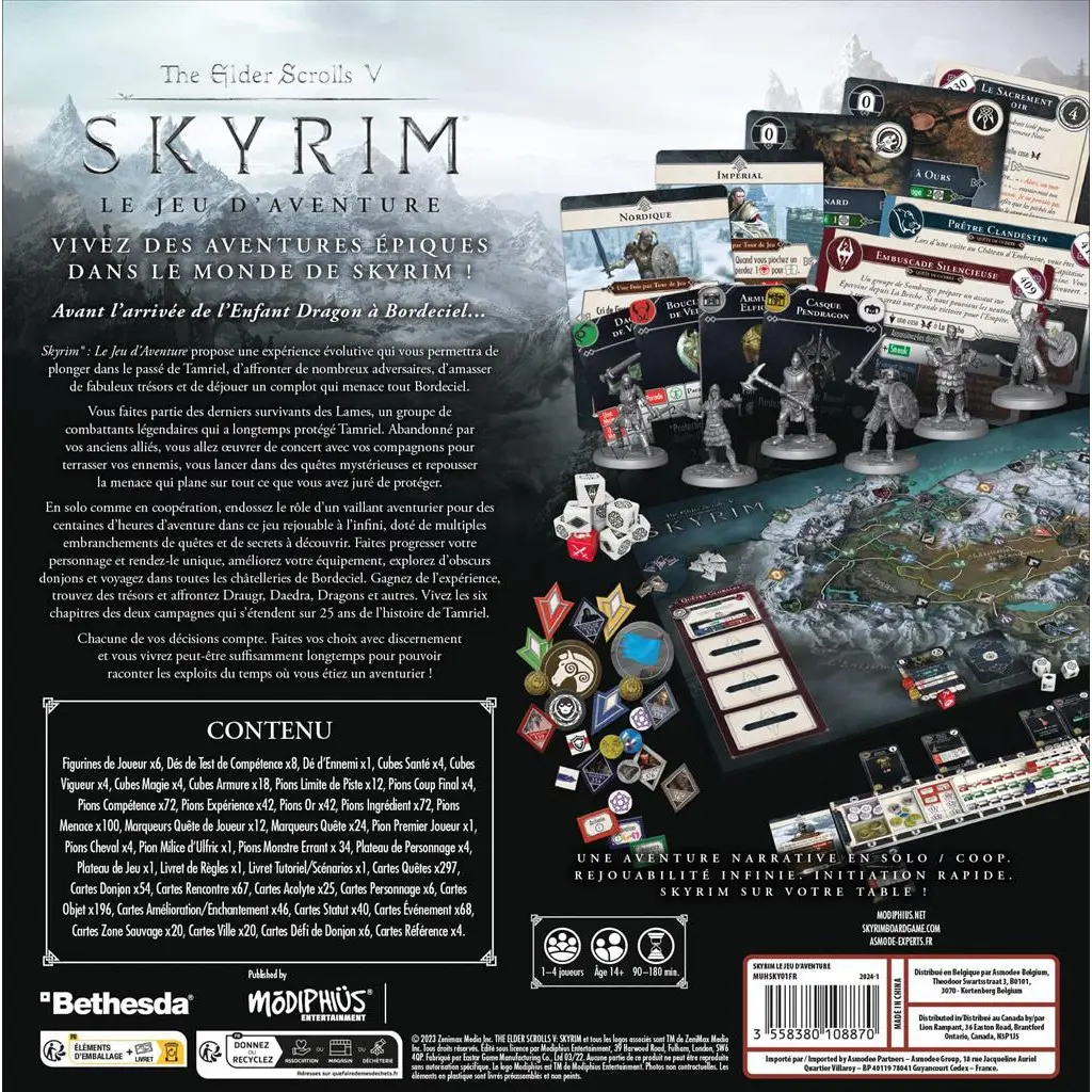 Skyrim - The Elder Scrolls V - Le Jeu d'Aventures Verso.webp