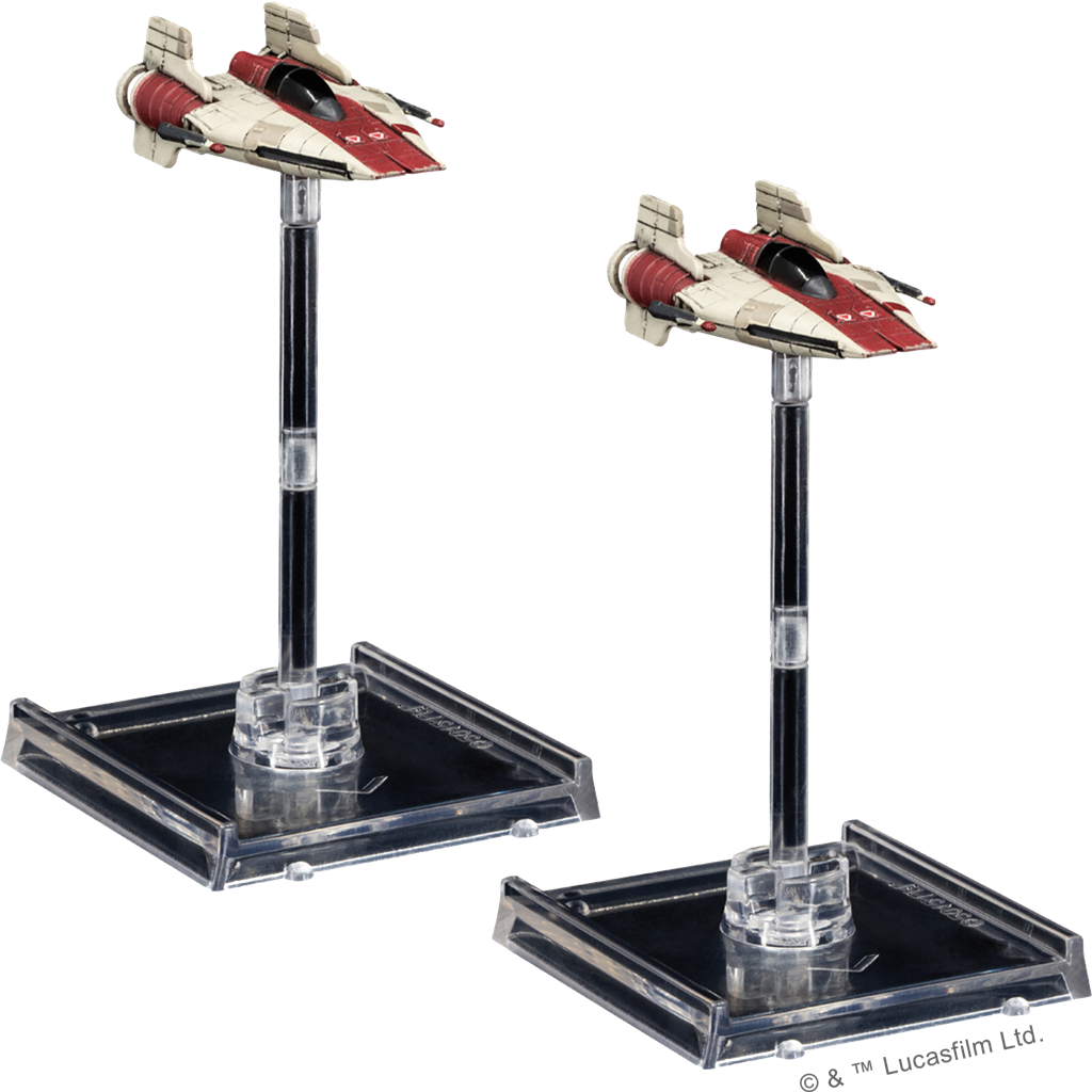 Contenu du jeu X-Wing 2.0 : Alliance Rebelle - Escadron (Base) (3)