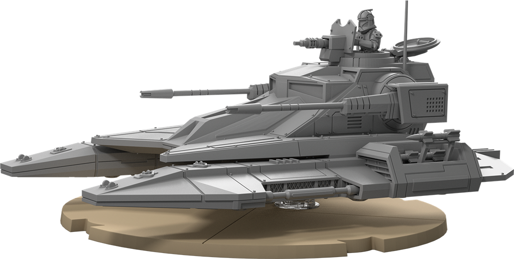 Contenu du jeu SW Légion : Tank de classe Saber TX-130 (2)