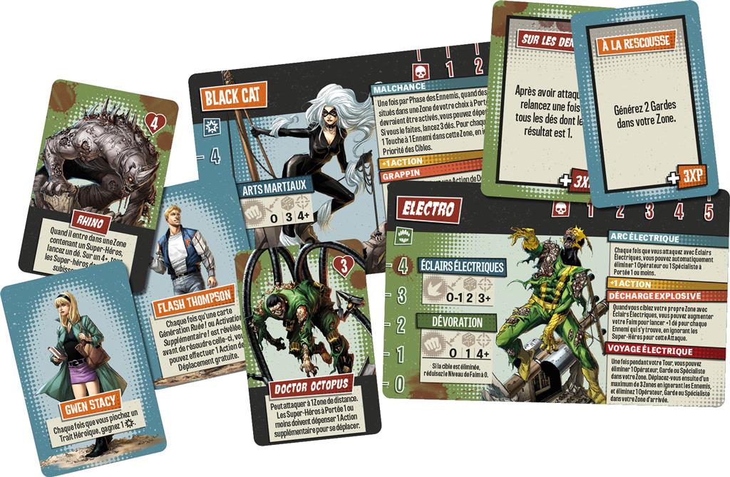 Contenu du jeu Marvel Zombies : Clash of the Sinister Six (3)