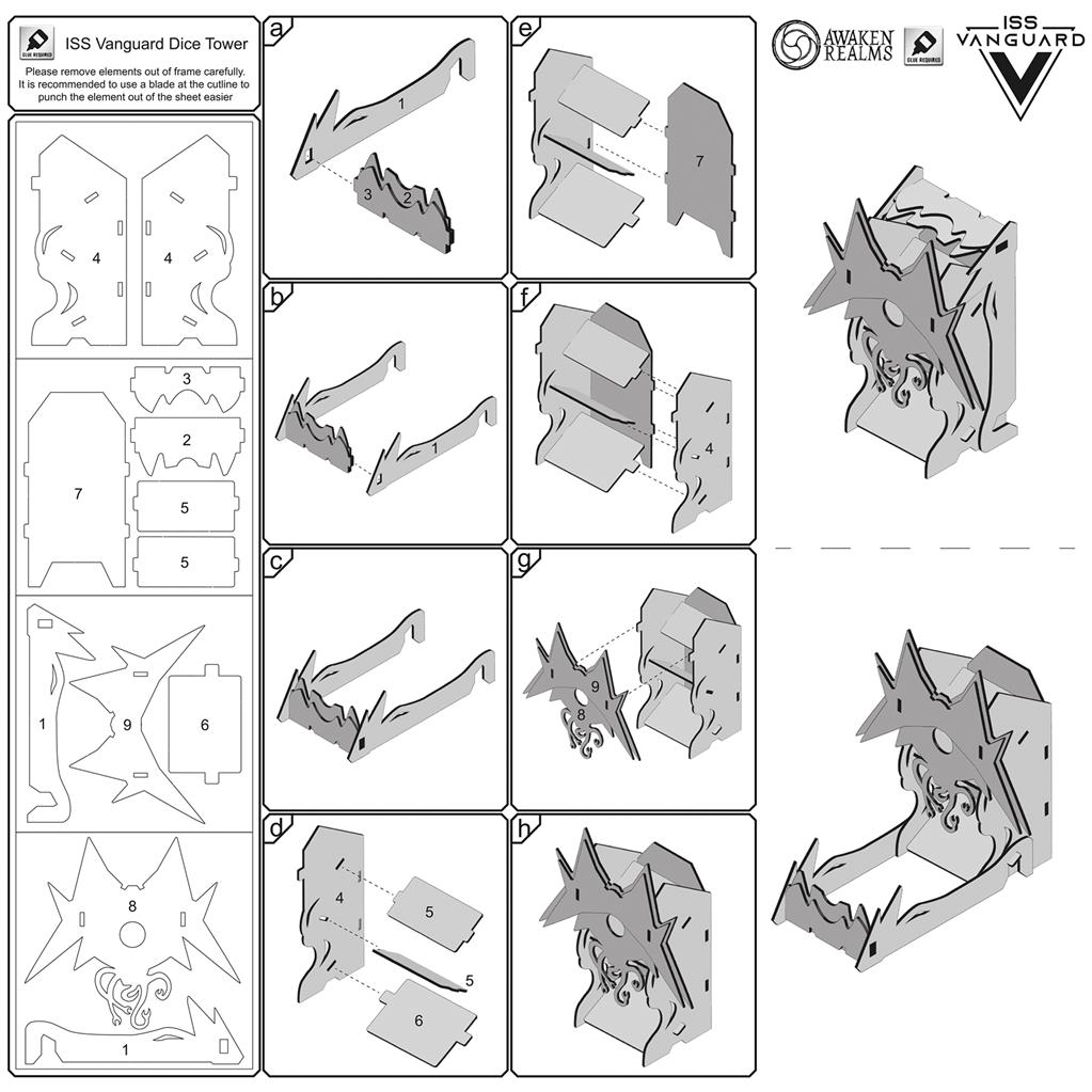Contenu du jeu ISSV : Dice Tower EN (2)