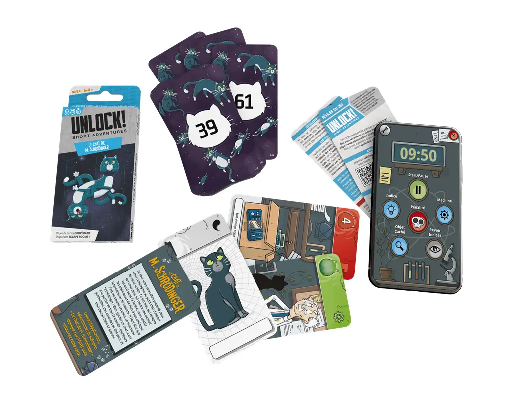 Unlock! Short Adventures LE CHAT DE M. SCHRÖDINGER Eclate.webp