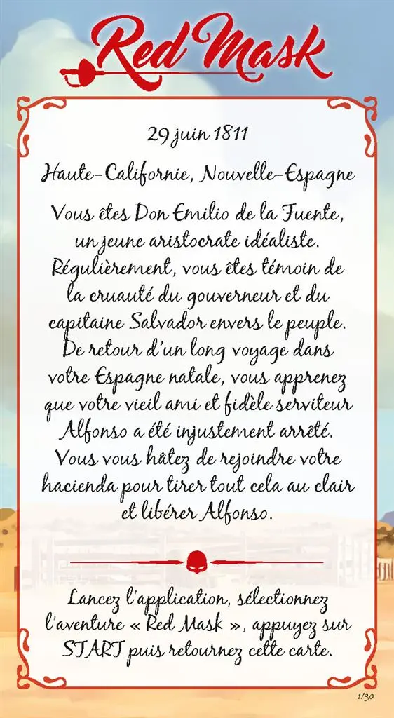 Unlock! Short Adventures RED MASK Carte de depart.webp