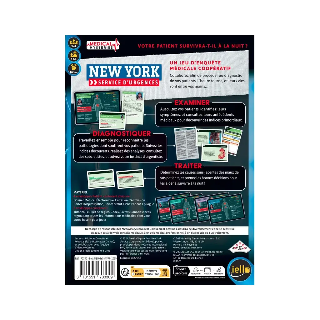 Medical Mysteries - New York - Service d'Urgence Verso.webp