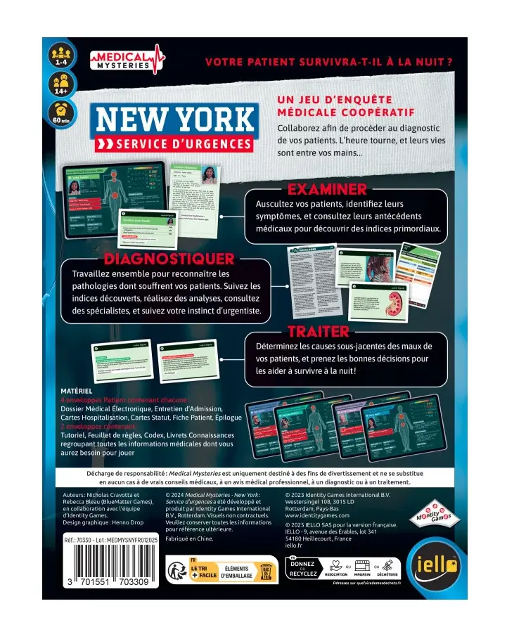 Medical Mysteries - New York - Service d'Urgence Verso new.webp