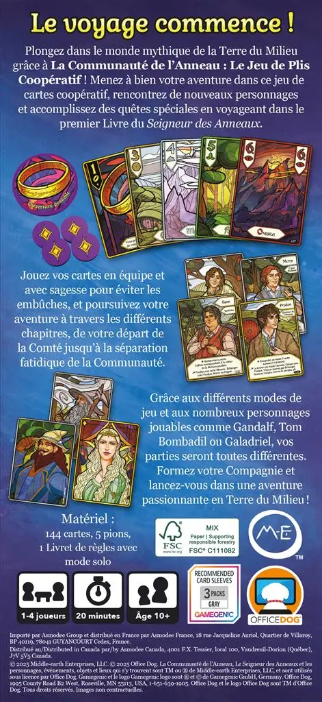 La Communaute de l'Anneau Jeu de Plis Coop Verso.webp