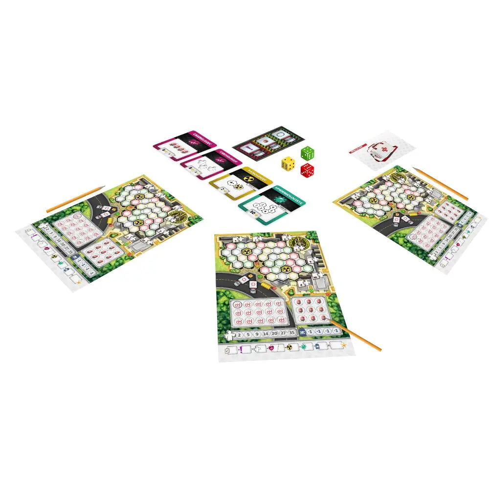 Dice Hospital Service d'urgence Roll and Write Eclate.webp