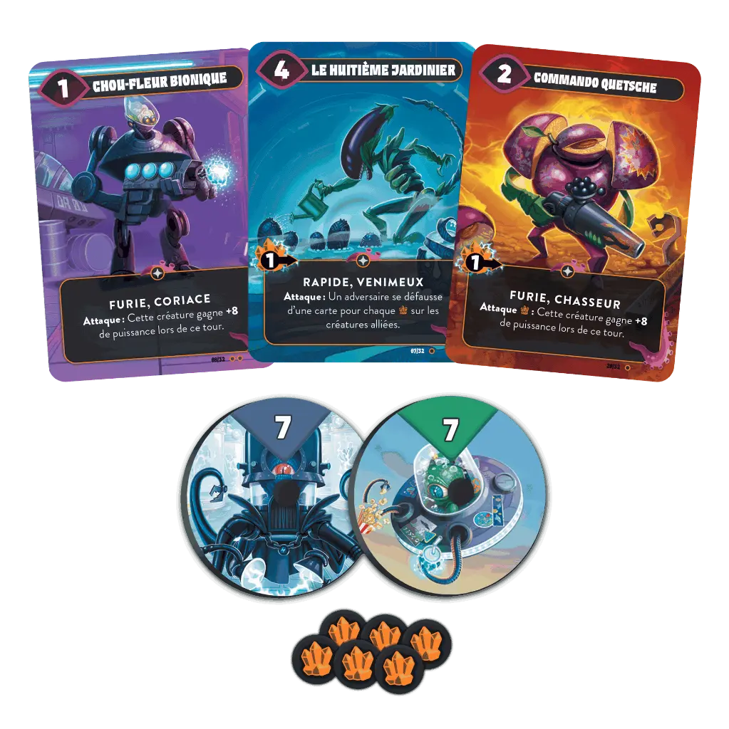 Mindbug Bataille de Fruits Galactique Cartes.webp