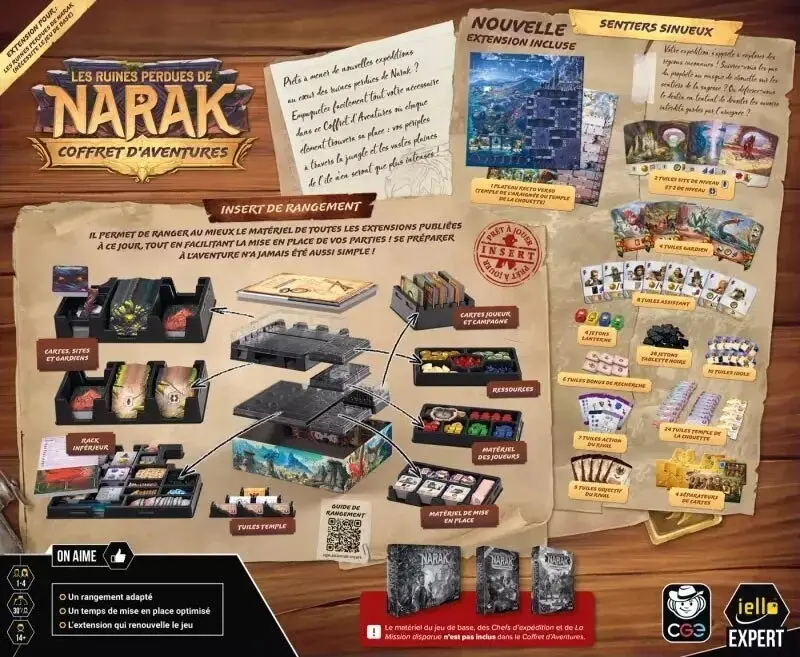 Les Ruines Perdues de Narak Coffret Aventure Verso.webp