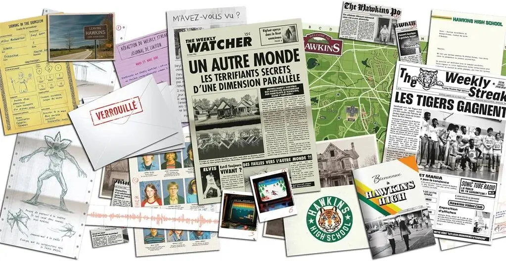 Dossiers Criminelles Stranger Things L'ombre de Hawkins Materiel.webp
