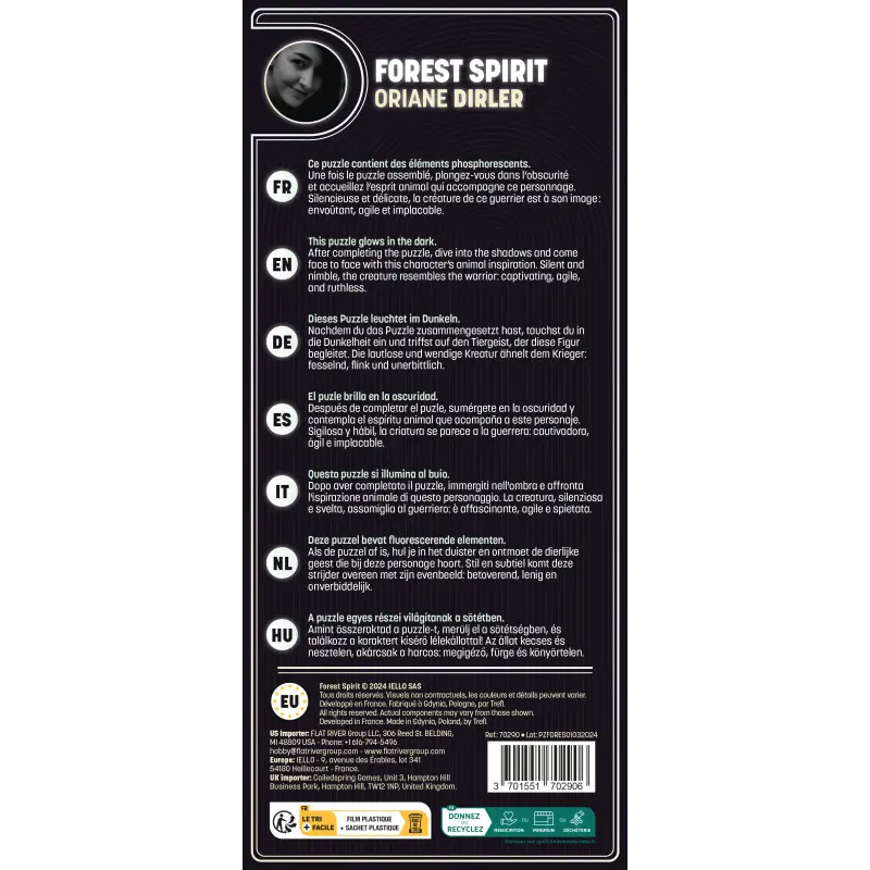 Puzzle phosphoo 1000 Forest SPirit Verso.webp