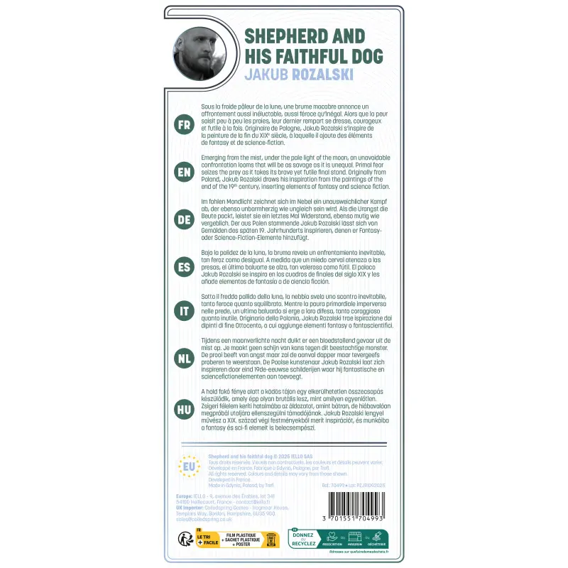 Puzzle Jakub Rozalski Moutons (1000) Verso.webp