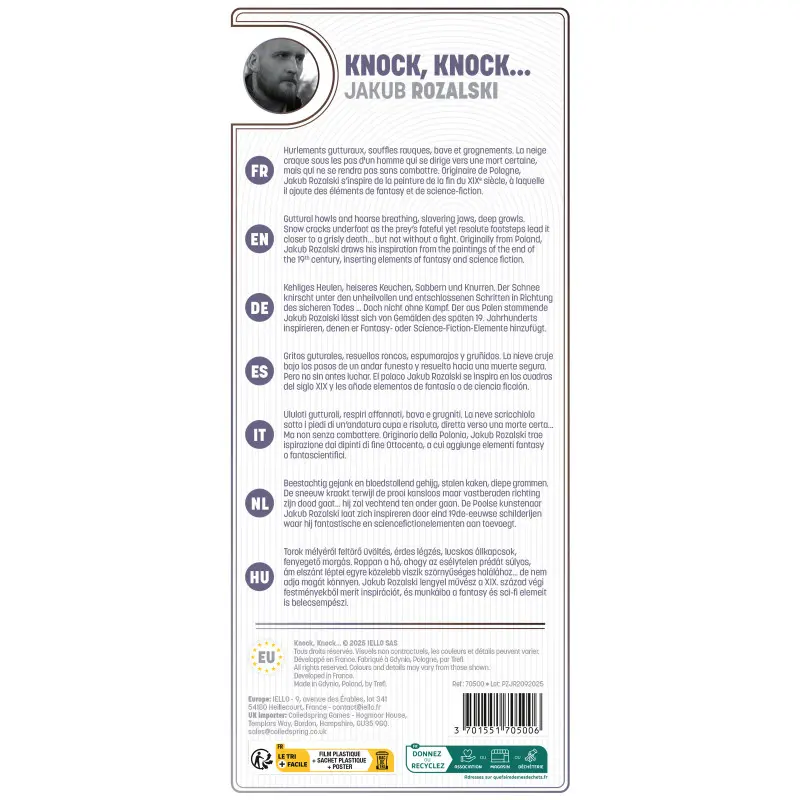 Puzzle Jakub Rozalski Viking (1000) Verso.webp