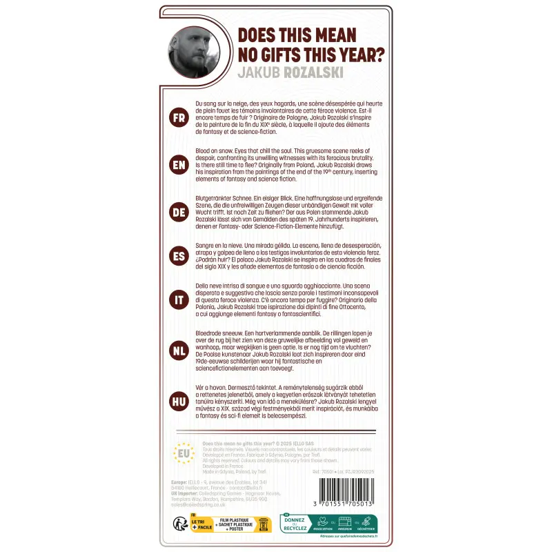 Puzzle Jakub Rozalski Noël (1000) Verso.webp