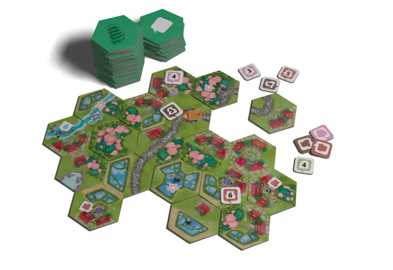 Dorf Romantik Sakura Tuiles.webp