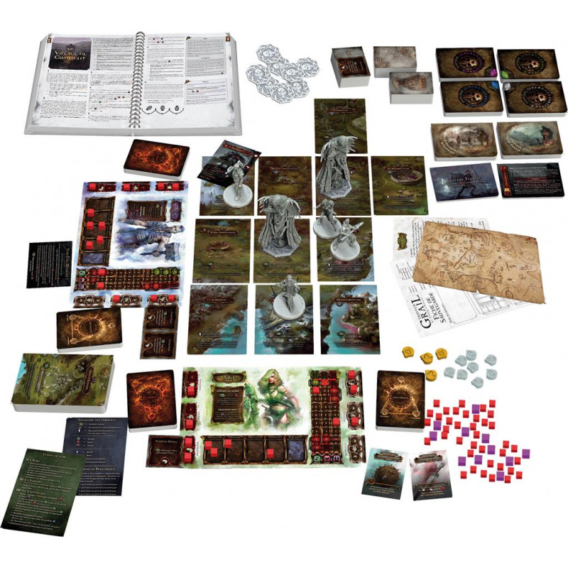 tainted grail la chute d'avalon materiel partie en cours.jpg