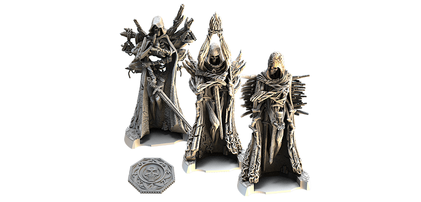 tainted grail la chute d'avalon materiel figurines de menhir et une pièce quadrant ou quête.png