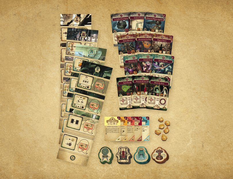 TRICKERION - Aube de la Technologie (eclaté du contenu matériel).png