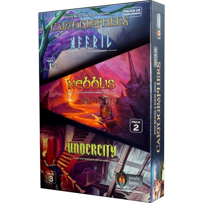 Cartographers - Ext. Mappacks (Packs 1, 2 et 3)