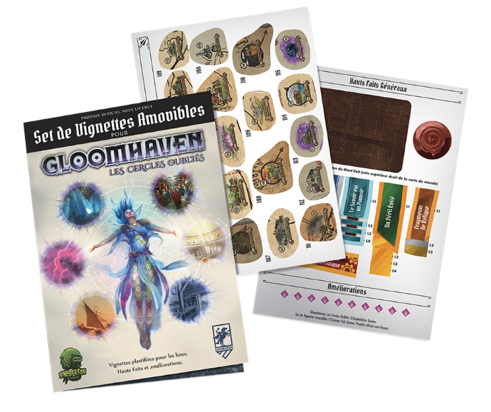 Gloomhaven - Ext. Les Cercles Oubliés : Vignettes Amovibles