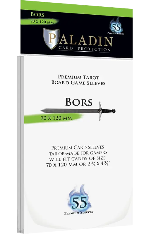 Sleeves Paladin - Bors - Premium Tarot