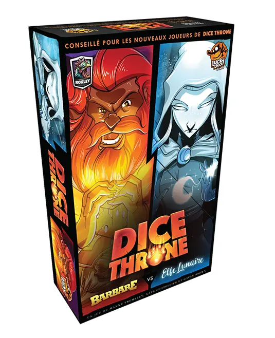 Dice Throne S1 - Barbare vs Elfe Lunaire