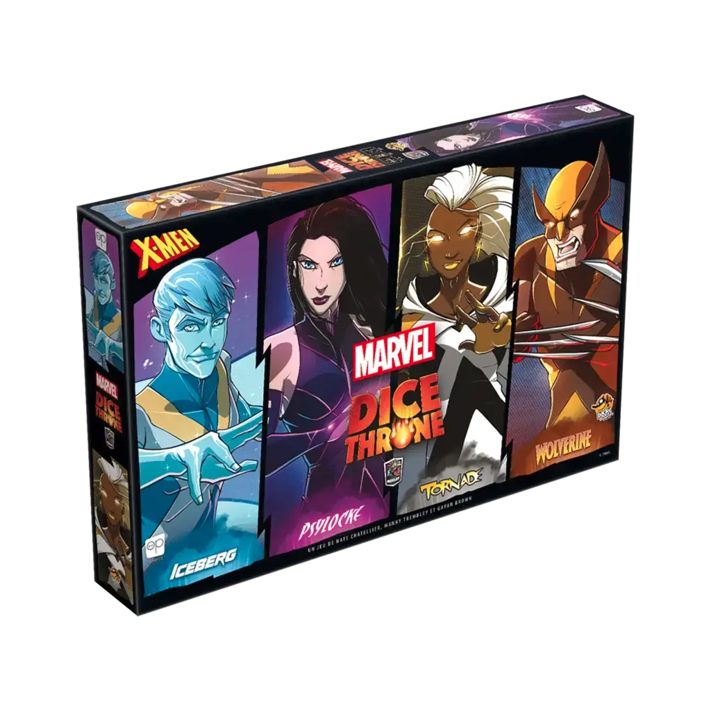 Dice Throne - Marvel : Iceberg, Psylocke, Tornade, Wolverine