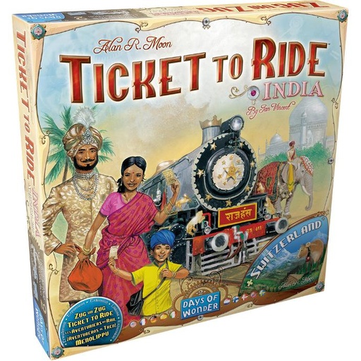 [000375] Les Aventuriers du Rail - Inde/Suisse