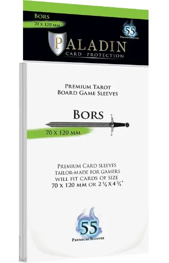 Sleeves Paladin - Bors - Premium Tarot