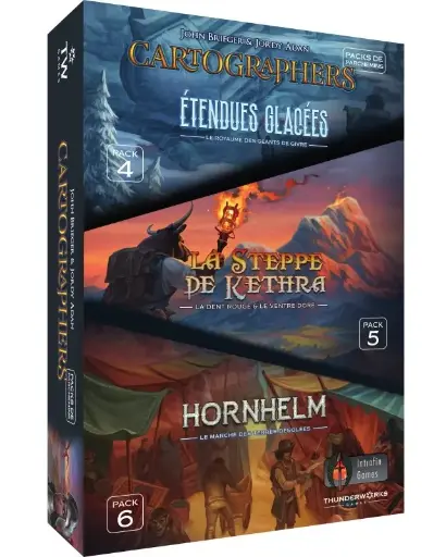 Cartographers - Ext. Mappacks (Packs 4, 5 et 6)