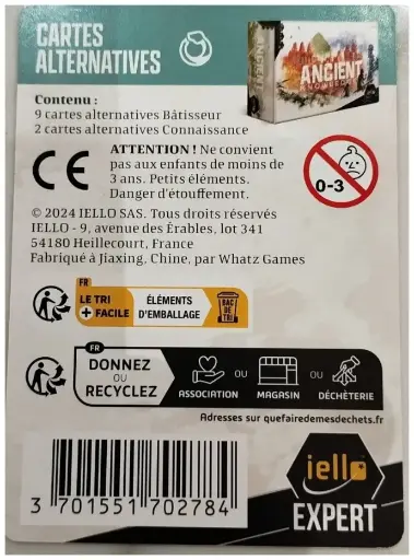 Ancient Knowledge - Cartes Alternatives
