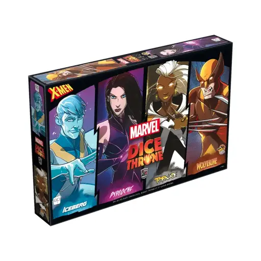 Dice Throne - Marvel : Iceberg, Psylocke, Tornade, Wolverine